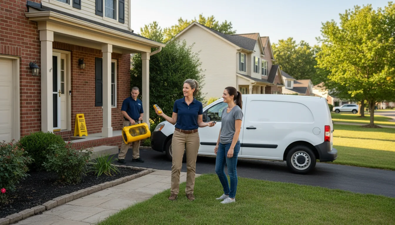 Water restoration image for Water Damage & Restoration Services in Meriden, IA